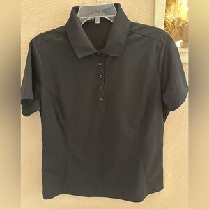Women’s Nike Golf Dri-Fit Black Button Down Shirt